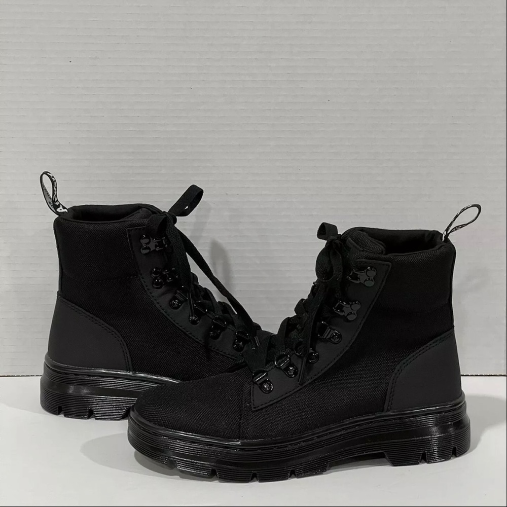 Dr. Martens Women's Combs Poly Casual Lace Up Boot Black Ajax , Sz-7.US/38.EU - Picture 4 of 13